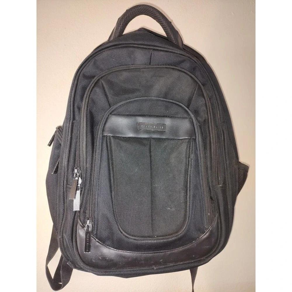 Men's Perry Ellis M 140 Black Laptop Tablet Travel Backpack